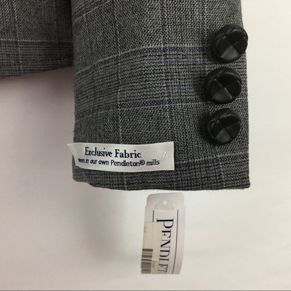 Pendleton Women’s Plaid Blazer Size 6 Jacket New - Picture 6 of 8